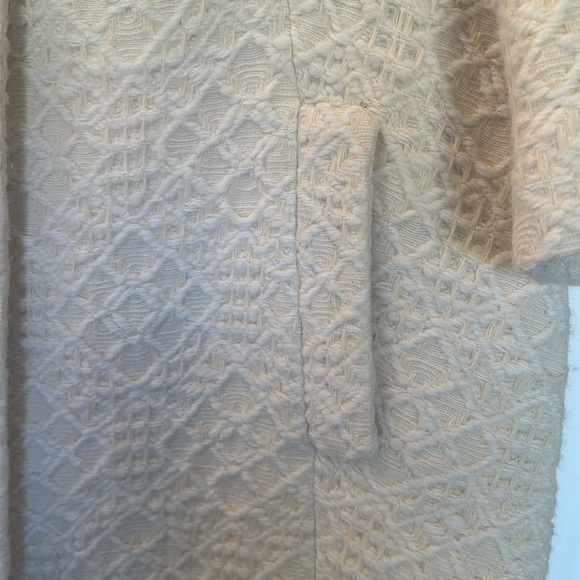 Classiques Entier Cream wool, one button jacket with two front pockets.Large - Picture 4 of 5